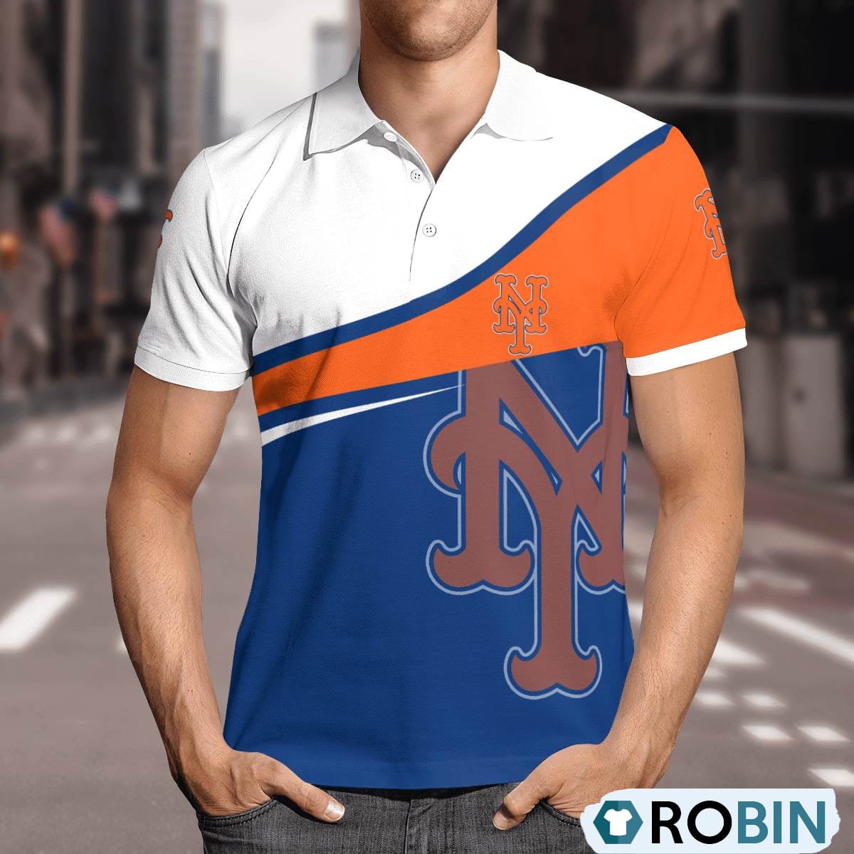 New York Mets Comprehensive Charm Polo Shirt, New York Mets Shirt