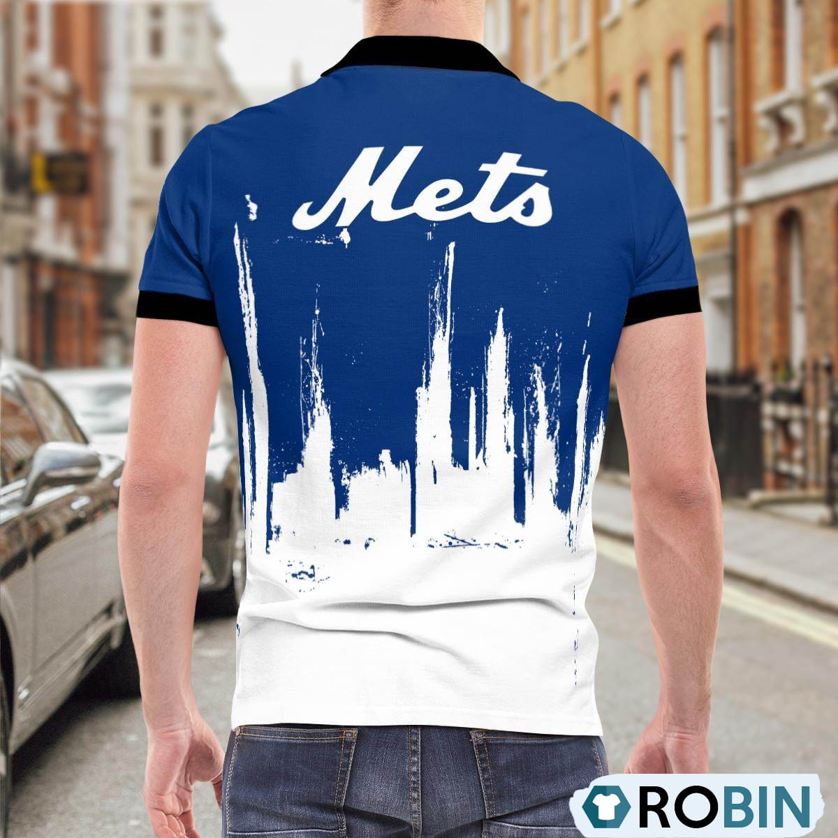 New York Mets Lockup Victory Polo Shirt, Mets Fan Shirt