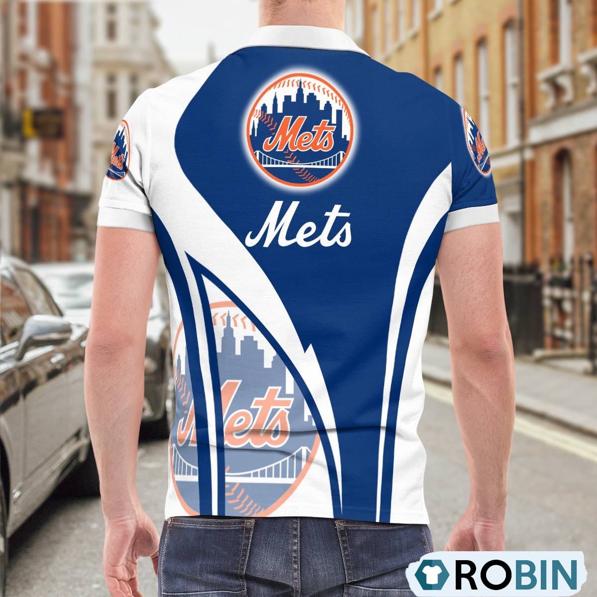 New York Mets Magic Team Logo Polo Shirt, Mets Fan Shirt