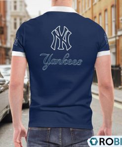 New York Yankees American Flag Polo Shirt, Yankees Gifts for Fans New York Yankees American Flag Polo Shirt, Yankees Gifts for Fans