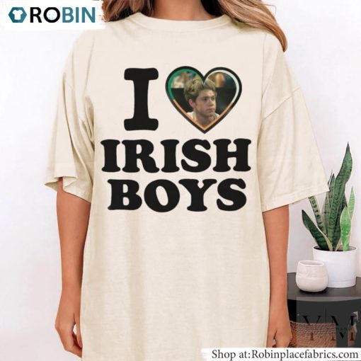 Niall Horan Colors Sweatshirt , I Love Irish Boys Unisex Shirt
