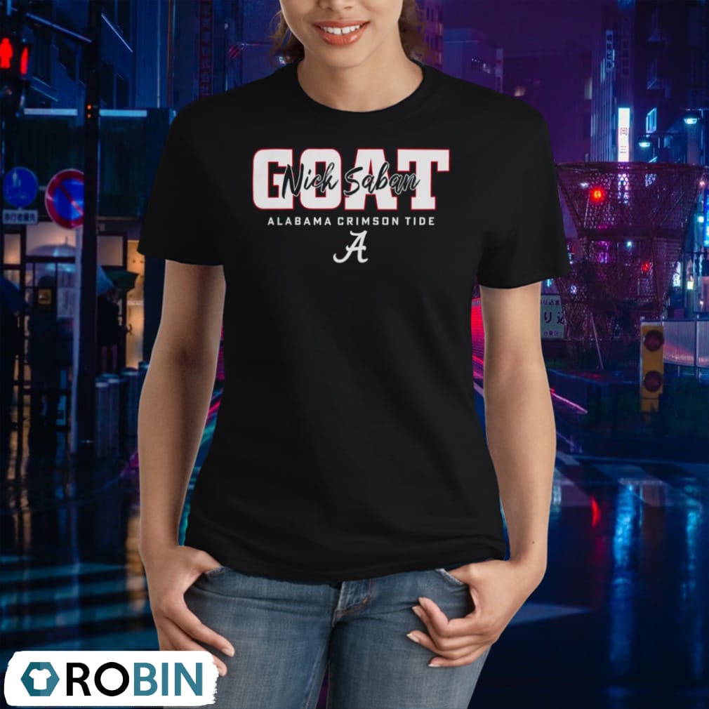 Nick Saban Goat Alabama Crimson Tide Shirt