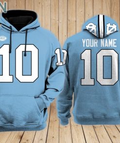 North Carolina Tar Heels football Hoodie Custom Name and Number