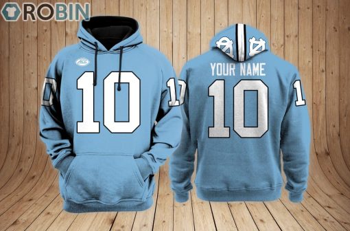 North Carolina Tar Heels football Hoodie Custom Name and Number