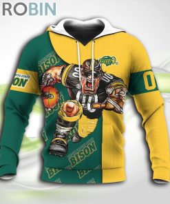 North Dakota State Bison NCAA Hoodie Football Go On