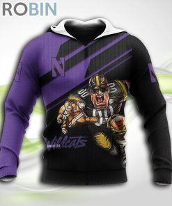 Northwestern Wildcats NCAA Hoodie American Football