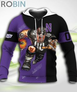Northwestern Wildcats NCAA Hoodie Football Go On