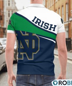 Notre Dame Fighting Irish Comprehensive Charm Polo Shirt, Notre Dame Fighting Irish Clothing
