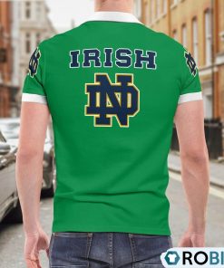 Notre Dame Fighting Irish Heartbeat Polo Shirt, Fighting Irish Fan Shirt for Sale