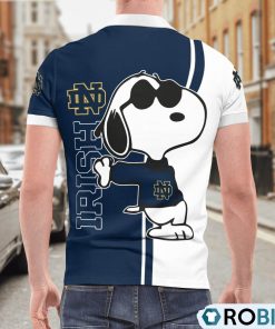 Notre Dame Fighting Irish Snoopy Polo Shirt, Fighting Irish Gifts Notre Dame Fighting Irish Snoopy Polo Shirt, Fighting Irish Gifts