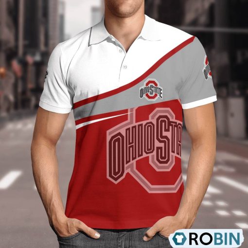 Ohio State Buckeyes Comprehensive Charm Polo Shirt, Buckeyes Gifts for Fans