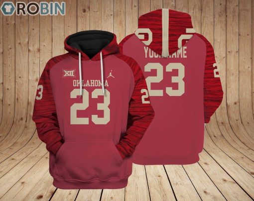 Oklahoma Sooners football Hoodie Custom Name and Number