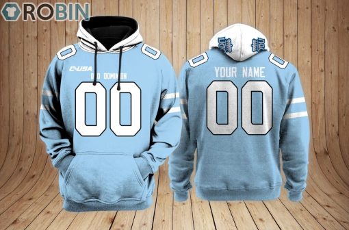 Old Dominion Monarchs football Hoodie Custom Name and Number