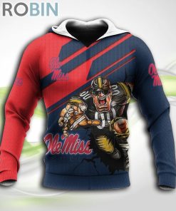 Ole Miss Rebels NCAA Hoodie American Football Ole Miss Rebels NCAA Hoodie American Football
