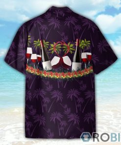 Paradise Red Wine Button’s Up Shirts, Hawaiian Shirt