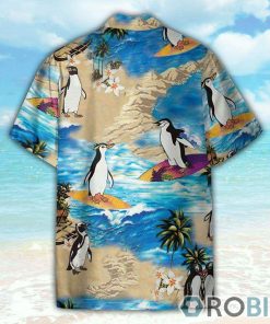 Penguin Island Funny Button’s Up Shirts Hawaiian Shirt