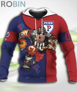 Penn Quakers NCAA Hoodie Football Go On