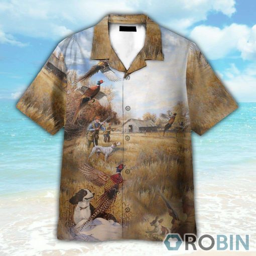 Pheasant Hunting Season Hawaiian Shirt