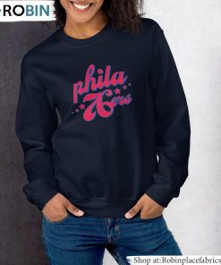 Philadelphia 76ers Shirt, Philly Basketball Crewneck Tank Top