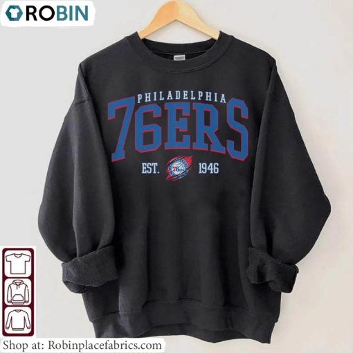 Philadelphia Basketball Sweatshirt , Cute Philadelphia 76ers Shirt Tank Top