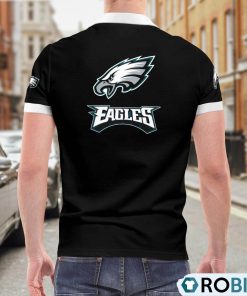 Philadelphia Eagles American Flag Polo Shirt, Eagles Clothing