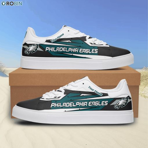 Philadelphia Eagles Color Design Football Custom Name Stan Smith Sneakers