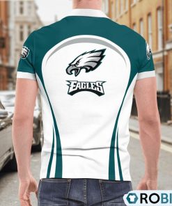 Philadelphia Eagles Curve Casual Polo Shirt, Eagles Gifts for Fans Philadelphia Eagles Curve Casual Polo Shirt, Eagles Gifts for Fans