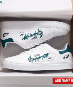 Philadelphia Eagles Logo Nike Drip Design Personalized Stan Smith Sneakers