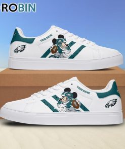 Philadelphia Eagles Mickey Football Personalized Stan Smith Sneakers