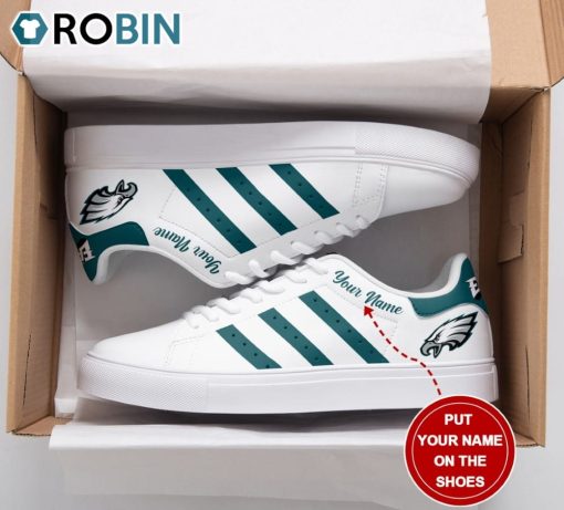 Philadelphia Eagles New Design Football Custom Name Stan Smith Sneakers