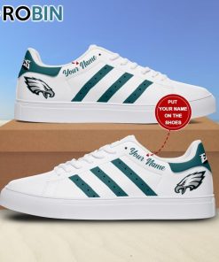 Philadelphia Eagles New Design Football Custom Name Stan Smith Sneakers