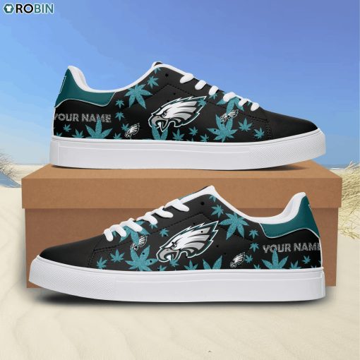Philadelphia Eagles Weed Personalized Stan Smith Sneakers