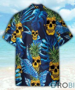 Pineapple Skull Tropical Pattern Hawaiian Shirt Pineapple Skull Tropical Pattern Hawaiian Shirt