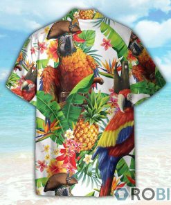 Pirate Parrot In The Jungle Hawaiian Shirt
