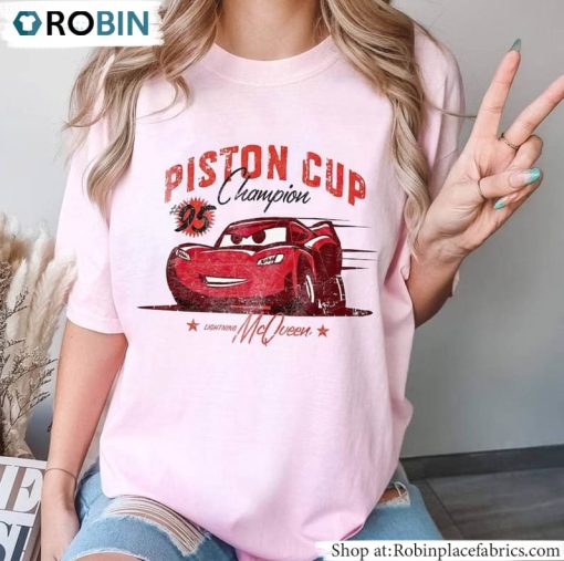 Piston Cup Unisex Hoodie, Lightning Mcqueen Unisex Shirt