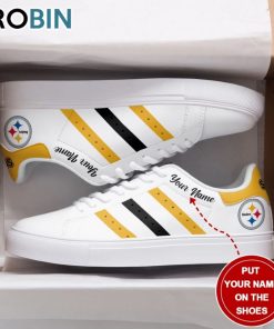 Pittsburgh Steelers Color New Design Football Custom Name Stan Smith Sneakers