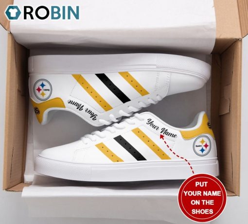 Pittsburgh Steelers Color New Design Football Custom Name Stan Smith Sneakers