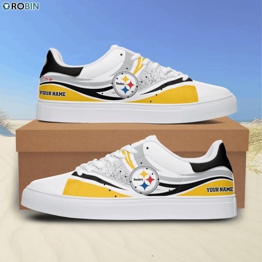 Pittsburgh Steelers Custom Name Stan Smith Sneakers