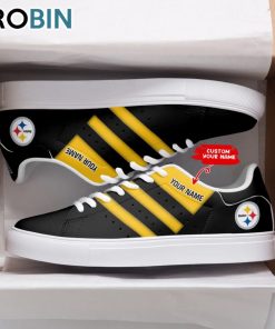 Pittsburgh Steelers Logo Design Personalized Stan Smith Sneakers Pittsburgh Steelers Logo Design Personalized Stan Smith Sneakers