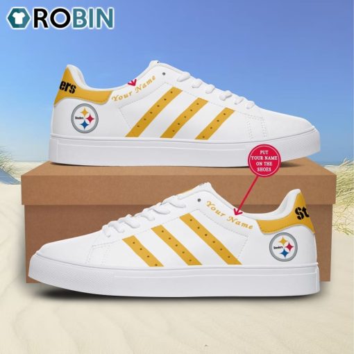 Pittsburgh Steelers New Design Football Custom Name Stan Smith Sneakers