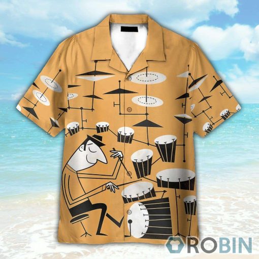 Play That Beat Drummer Hawaiian Shirt