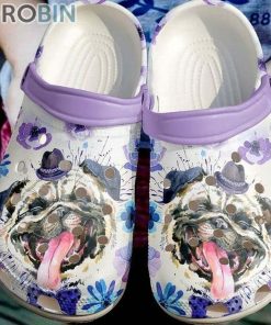 Pug Dog Love Smile Crocs For Dog Love