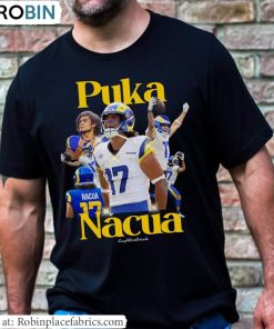 Puka Nacua Shirt, Rams Football Unisex Hoodie Long Sleeve