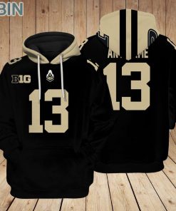 Purdue Boilermakers Hoodie Custom Name and Number