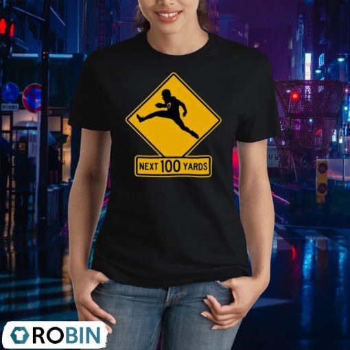 Quarterback Crossing Next 100 Yards Unisex Shirt