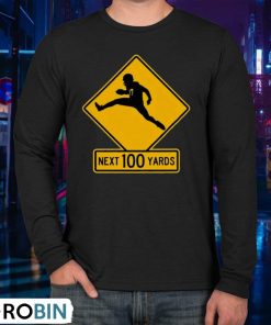 Quarterback Crossing Next 100 Yards Unisex Shirt