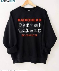 Radiohead Shirt, Retro Concert Sweater Unisex Hoodie
