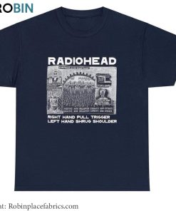 Radiohead Shirt, Right Hand Pull Trigger Unisex Hoodie, Sweatshirt Unisex