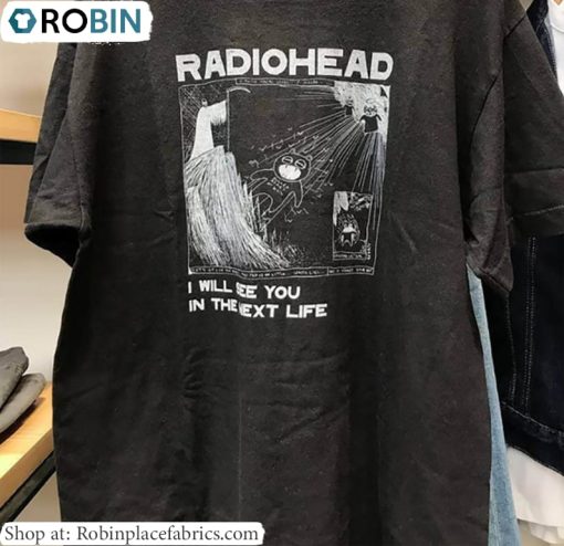 Radiohead Shirt, Vintage Rock Roll Band Long Sleeve Sweatshirt