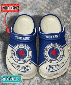 Rangers F.C. Logo Design Crocs Shoes